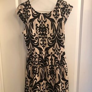 Black and white dress